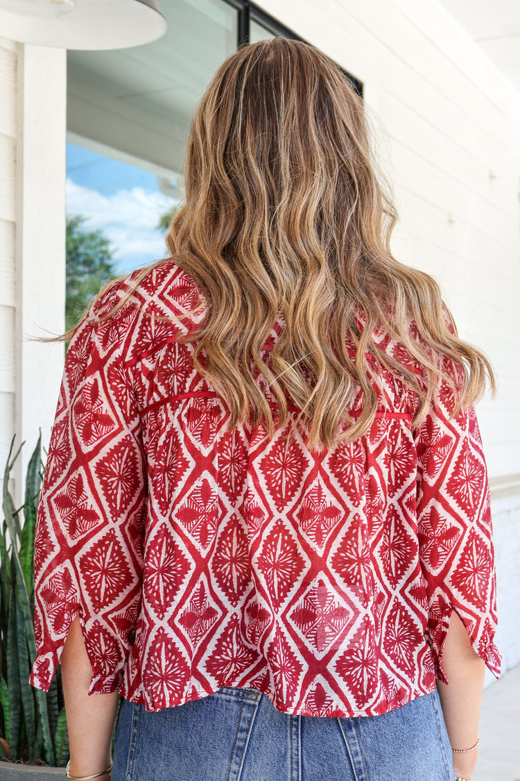 Batik Echo Blouse