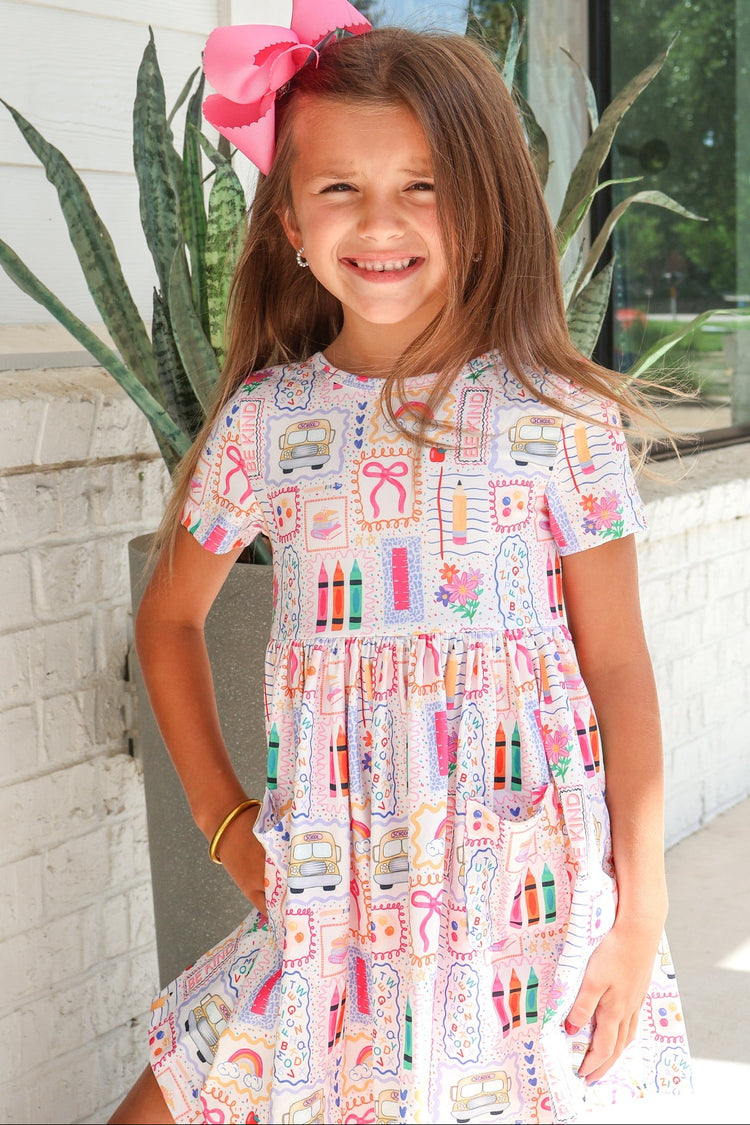 Art Class S/S Pocket Twirl Dress