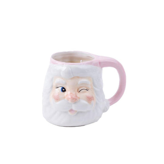 Sweet Grace Holiday Santa Mug Candle #060