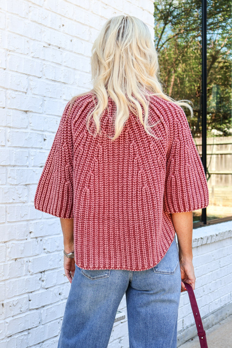 Cider Sippin' Short Sleeve Sweater