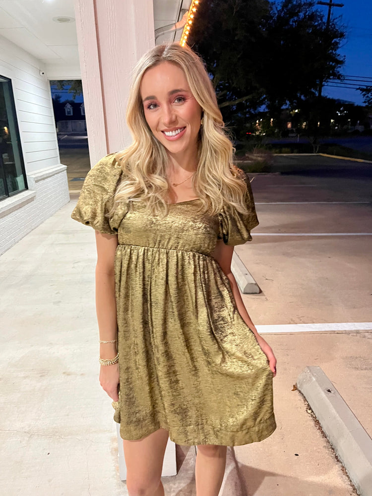 Gold Isabella Dress