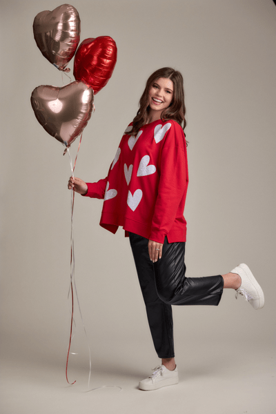 Valentine's Day Sparkle Sweatshirt