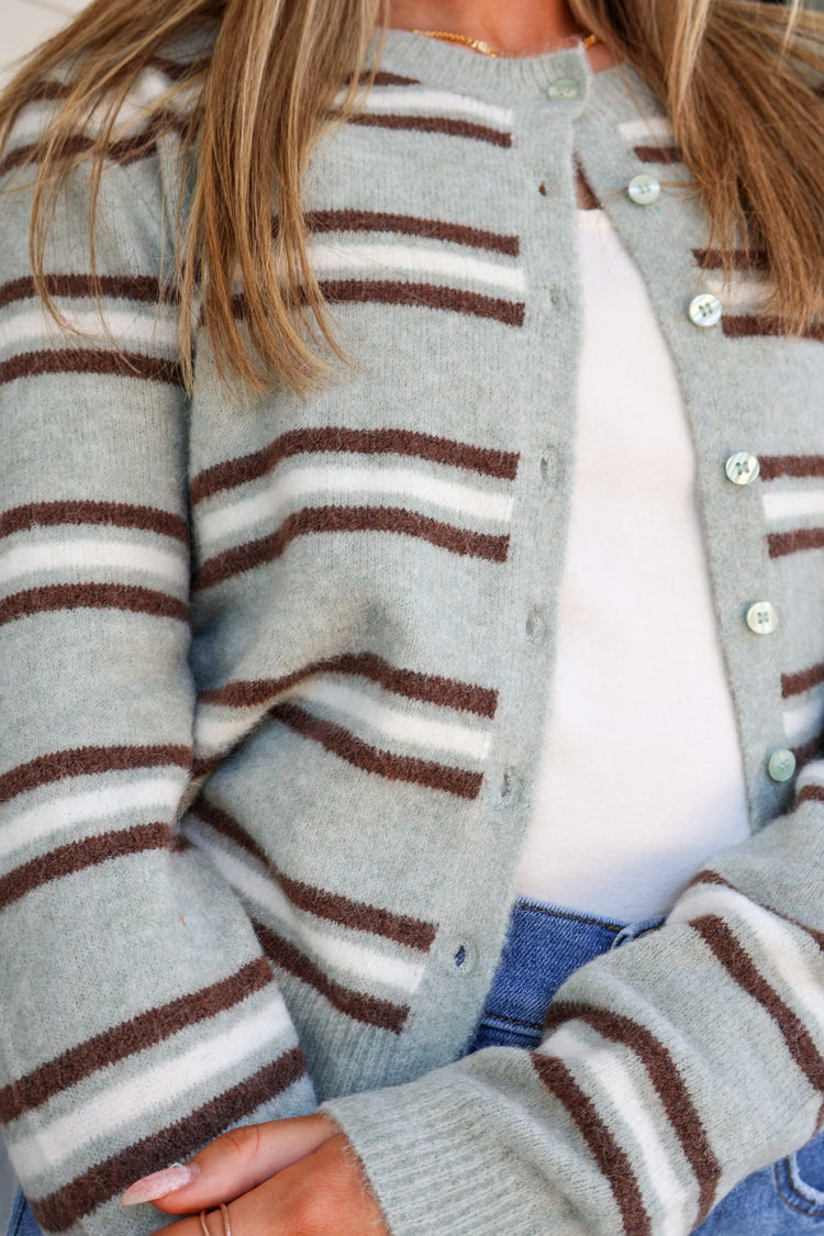 Medina Stripe Cardigan