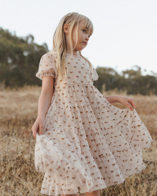 Antique Bow Dottie Dress