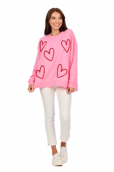 Valentine's Day Sparkle Sweatshirt