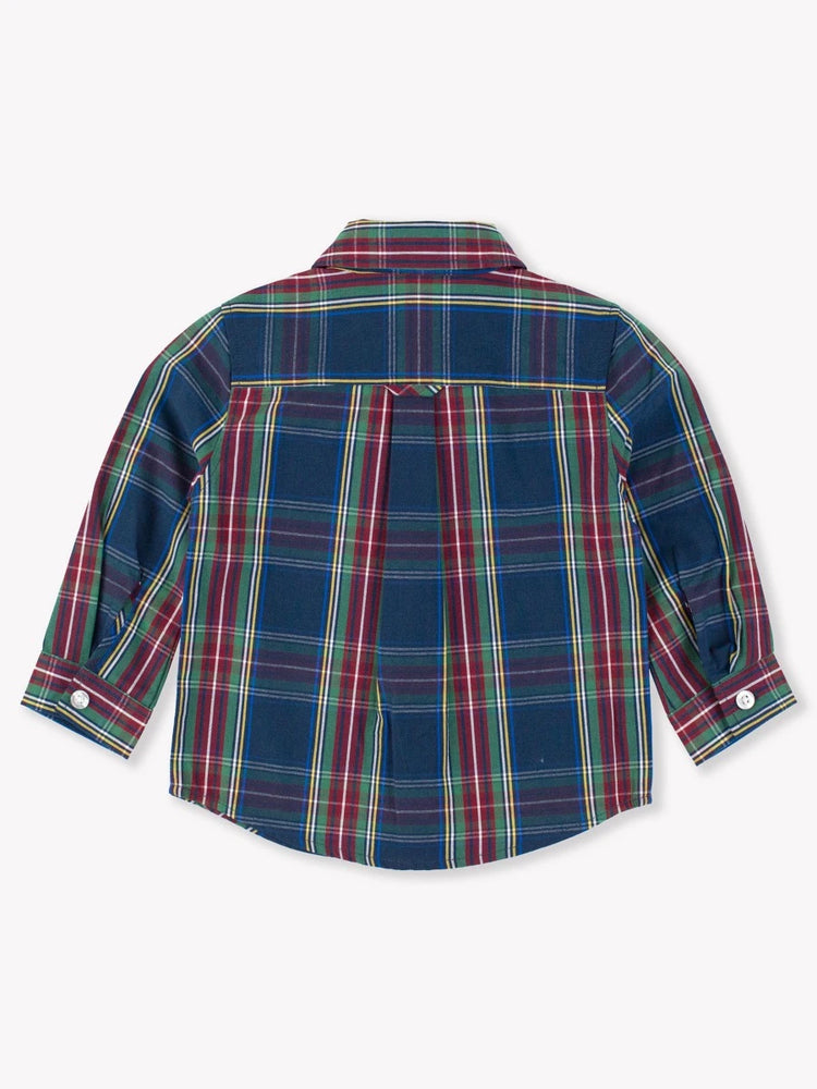 Winter Nights Plaid Long Sleeve Shirt