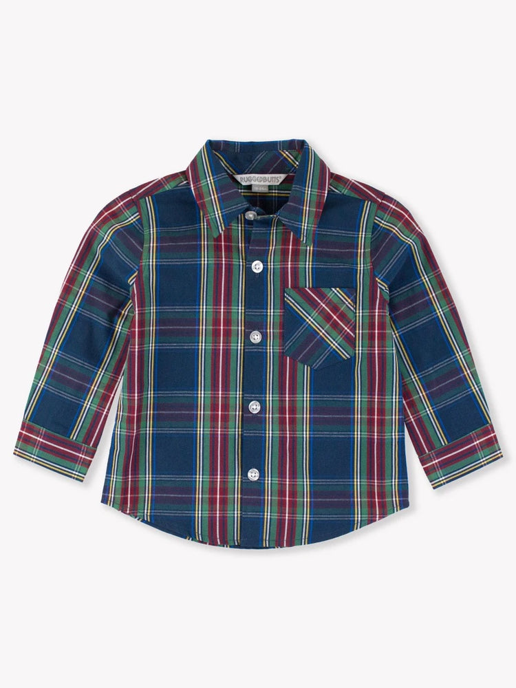 Winter Nights Plaid Long Sleeve Shirt