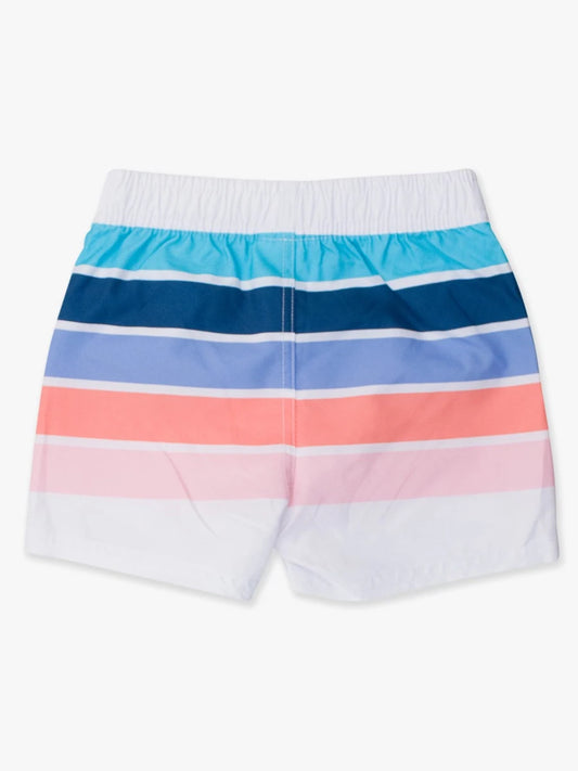 Seaside Stripe Swim Trunks