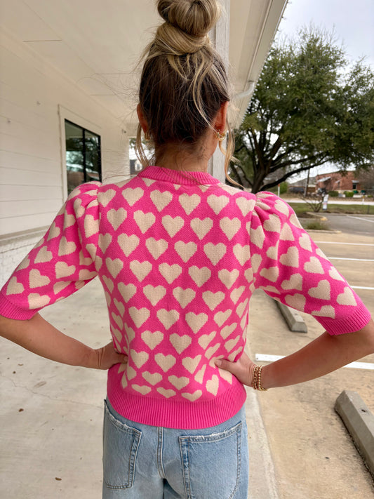 Flirty At Heart Knit Top