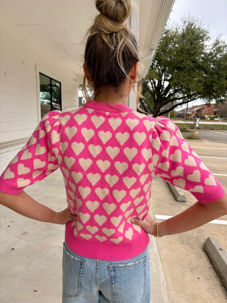 Flirty At Heart Knit Top