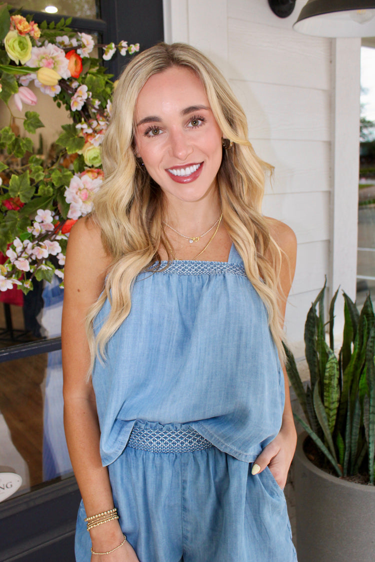 Next Level Denim Tank Top