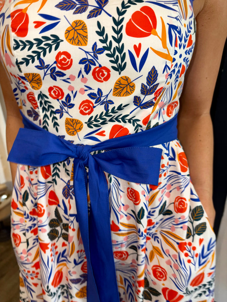 Botanic Burst Oleander Dress