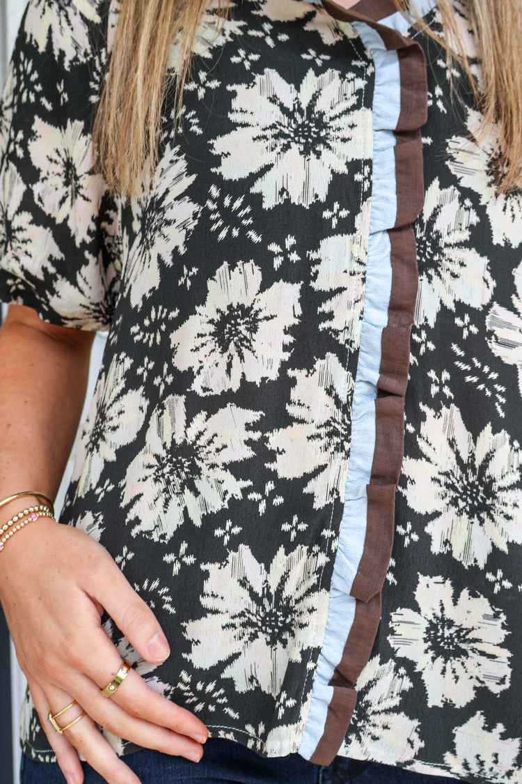 Looking The Part Floral Print Top