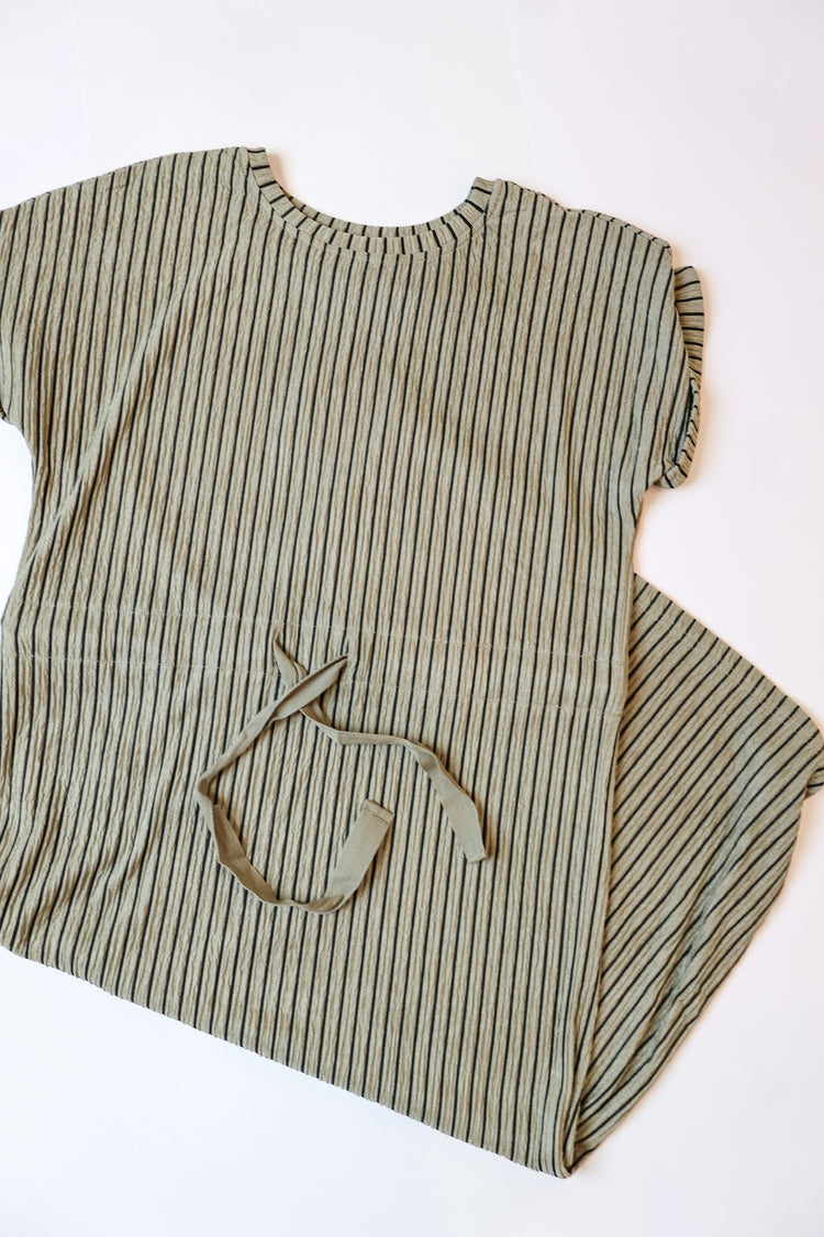 Matcha Moment Ribbed Midi Dress