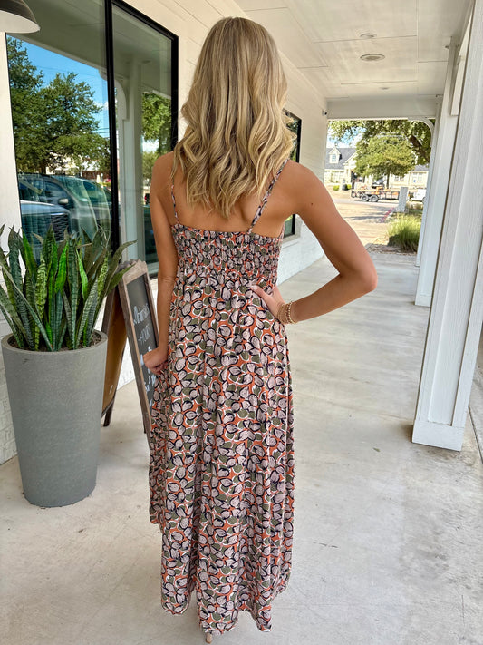 Autumn Pebble Maxi Dress