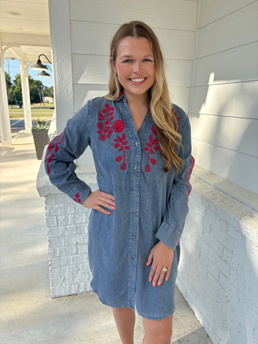 Bertin Independence Blue Dress