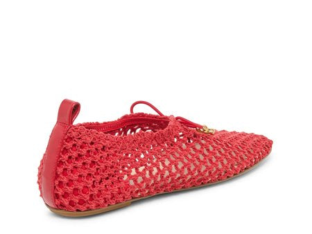 Dolce Vita Kaylyn Red Crochet Flats