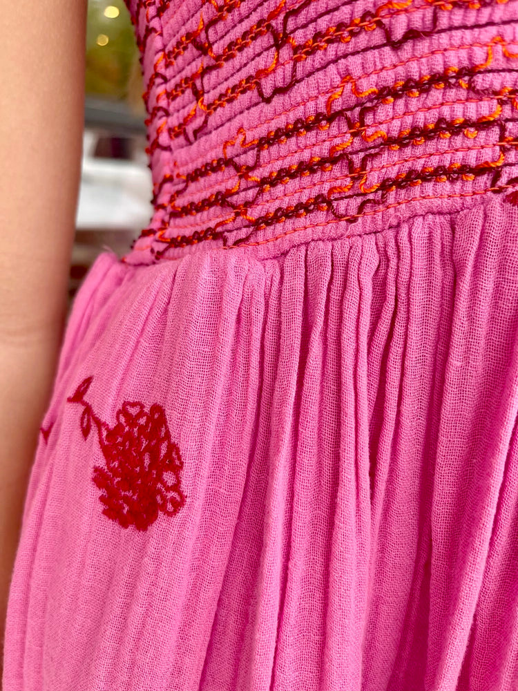 Tory Embroidered Mini Dress