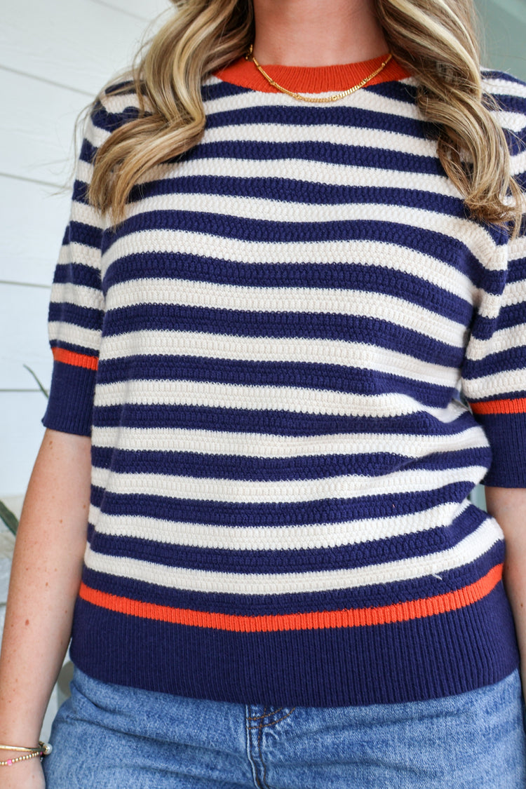 Good Company Striped SS Sweater