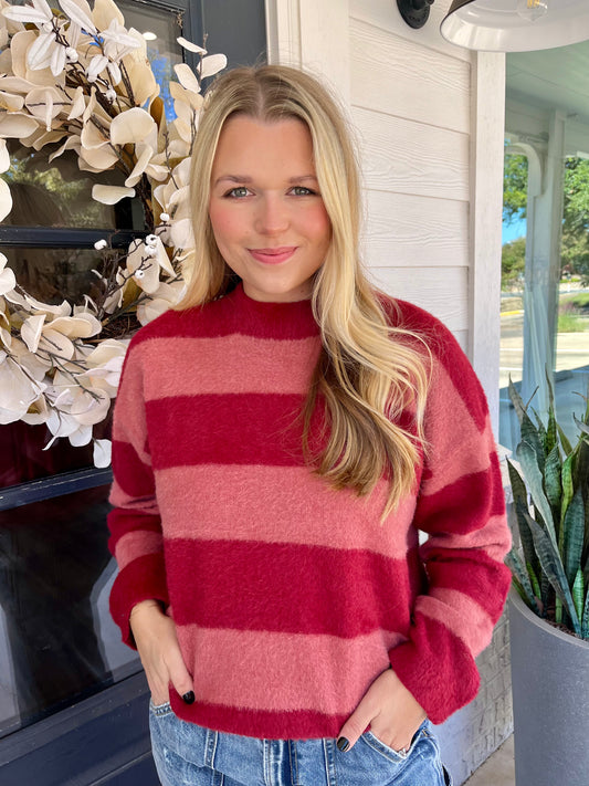 Candy Cane Caroline Sweater