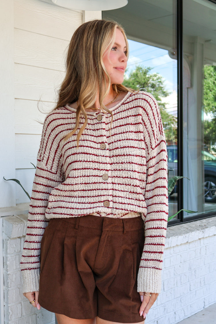 Warm Pleated Corduroy Shorts