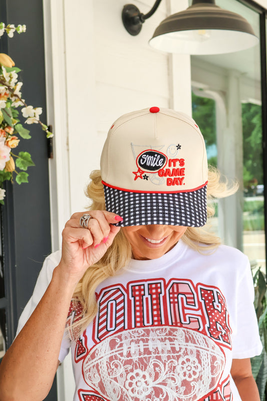 Smile, It's Game Day Cap