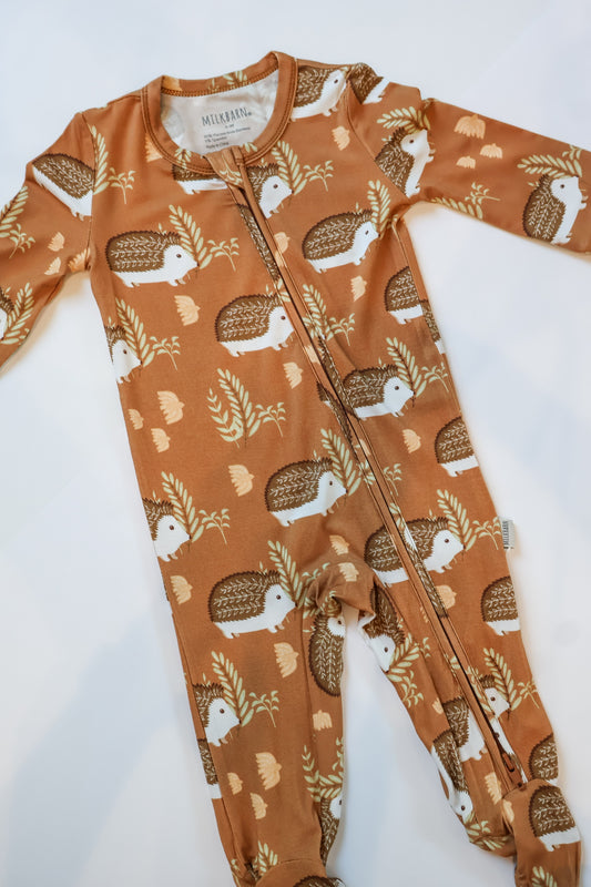 Hedgehog Luxe Stretch Zipper Footie