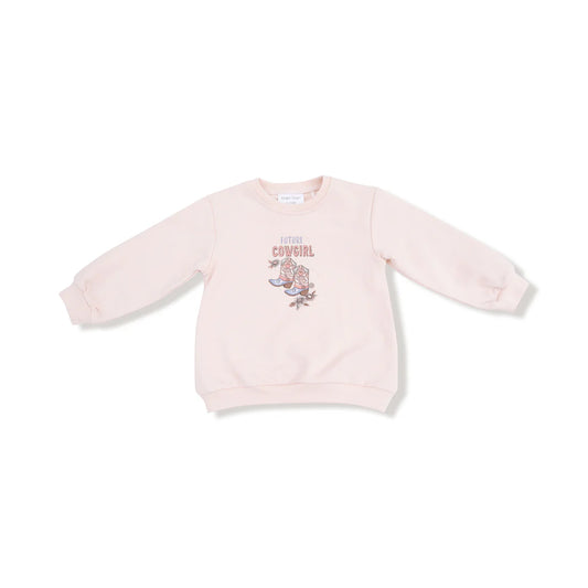 Future Cowgirl Oversized Sweatshirt & Baby Bells