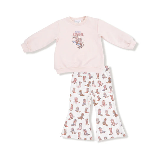 Future Cowgirl Oversized Sweatshirt & Baby Bells