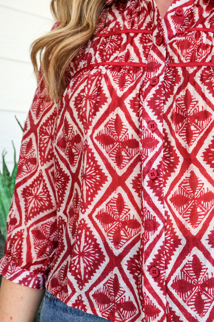 Batik Echo Blouse