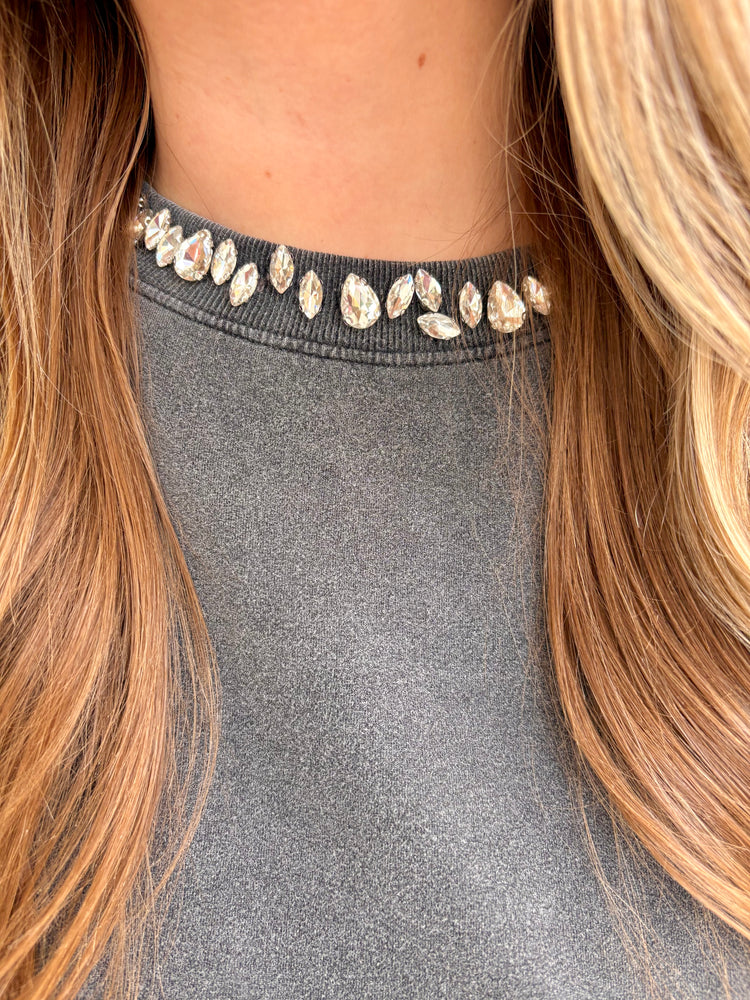 Zella Jeweled Sweatshirt