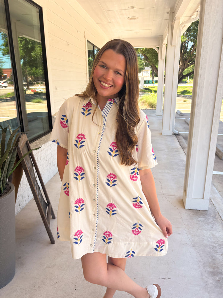 Joyful Bloom Mini Dress