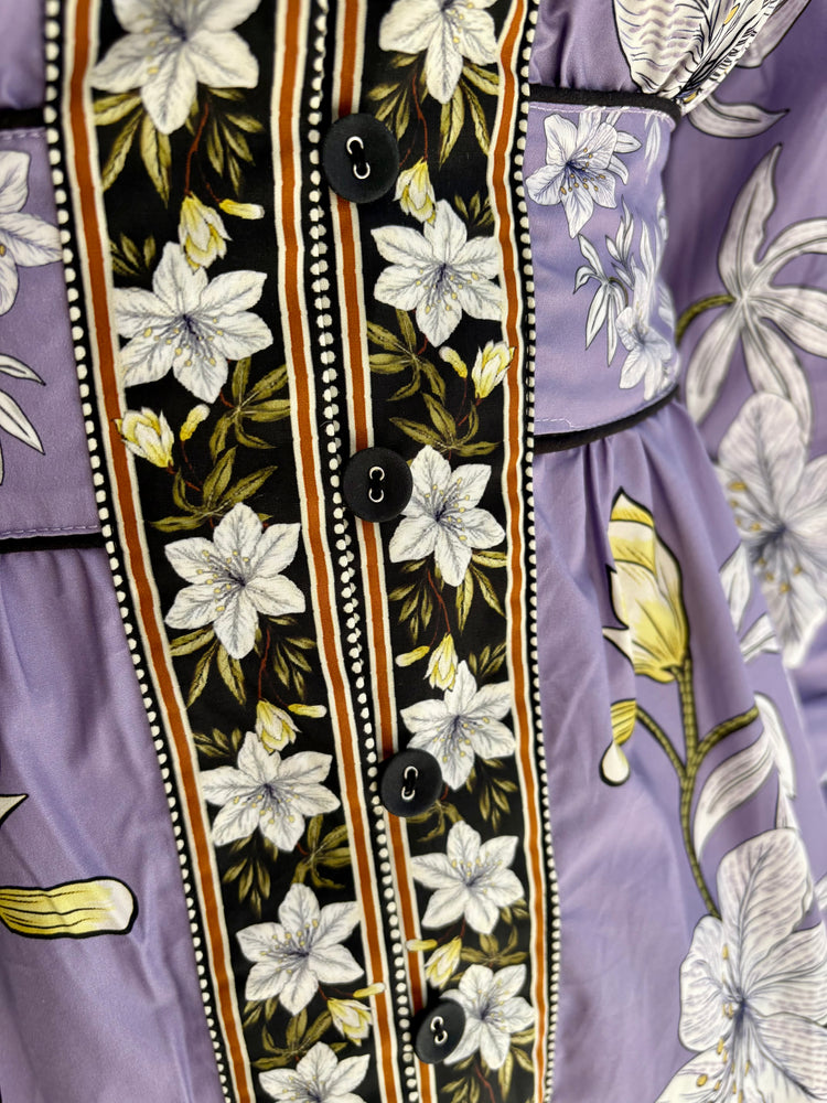 Amethyst Ankara Mini Dress
