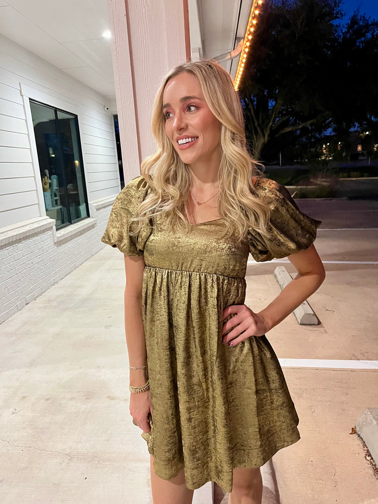 Gold Isabella Dress