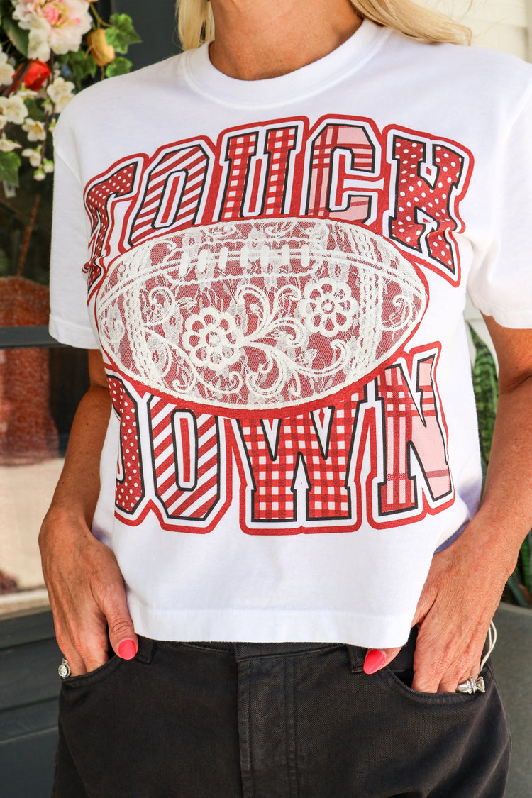 Lace Touch Down Boxy T-shirt