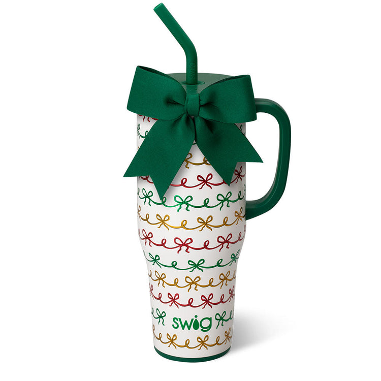 Christmas Bows Mega Mug 40 oz.