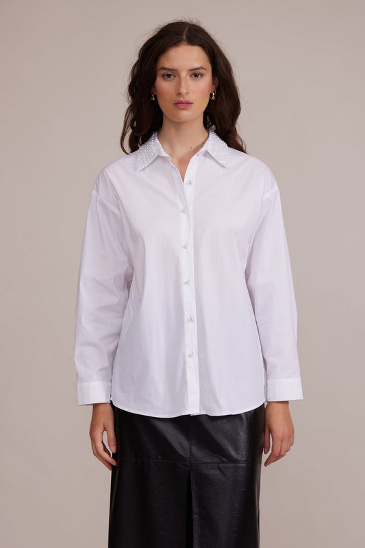 Torin Pearl Button Down Top