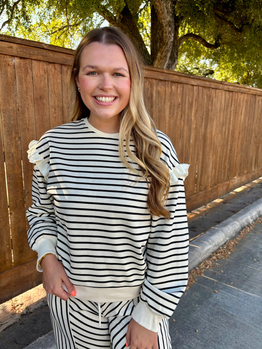 Laid Back Feels Ruffle Top