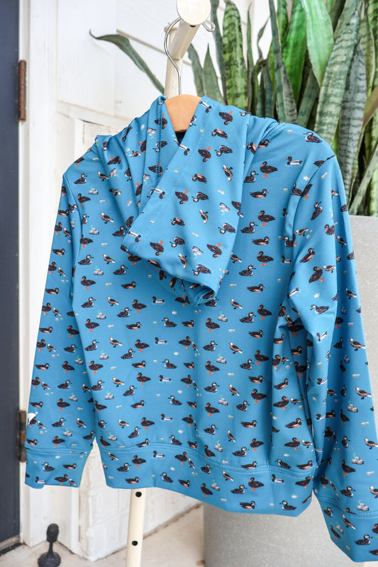 Ryder Tex Ducks Hooded Performance Top