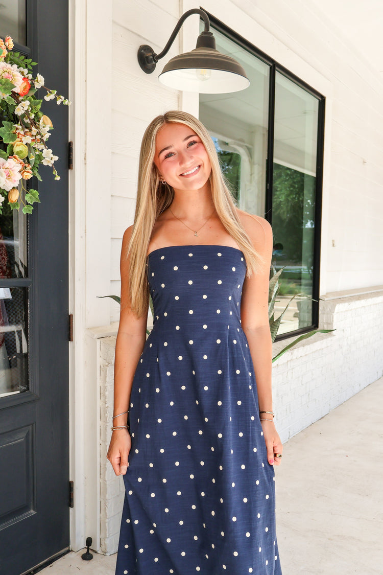 Polka Dot Perfection Maxi Dress