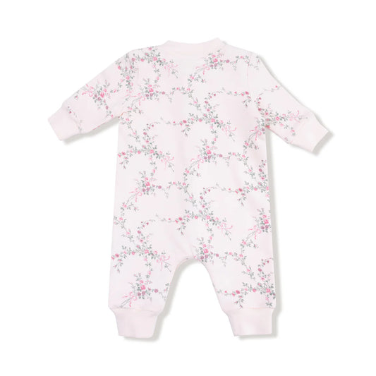 Antoinette Floral Romper w/ Collar