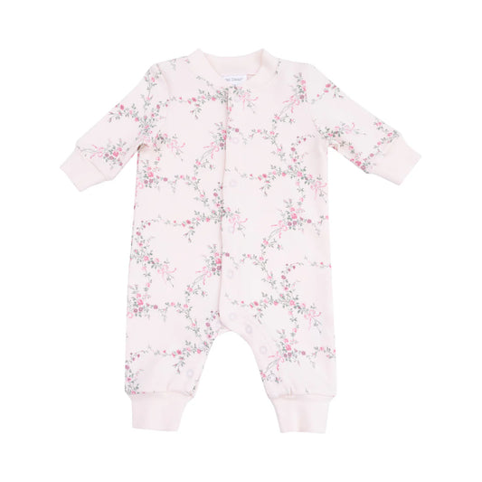 Antoinette Floral Romper w/ Collar
