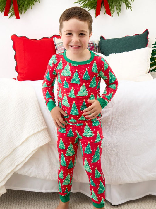 O Christmas Tree LS PJ Set