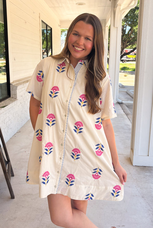 Joyful Bloom Mini Dress