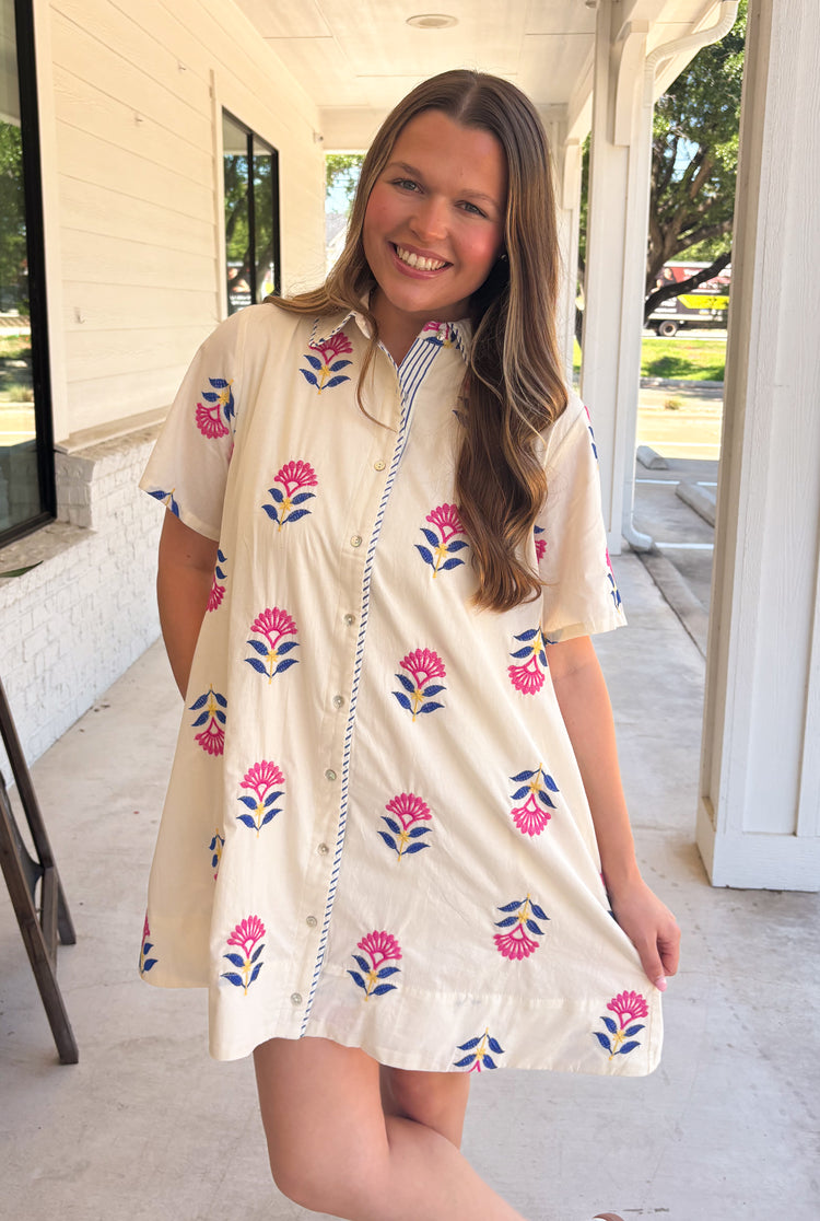 Joyful Bloom Mini Dress