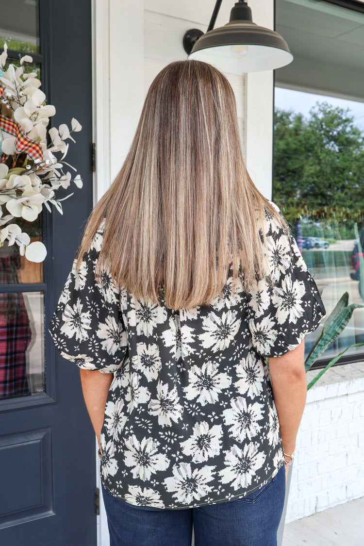 Looking The Part Floral Print Top