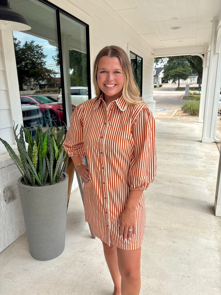 Aditi Striped Dress