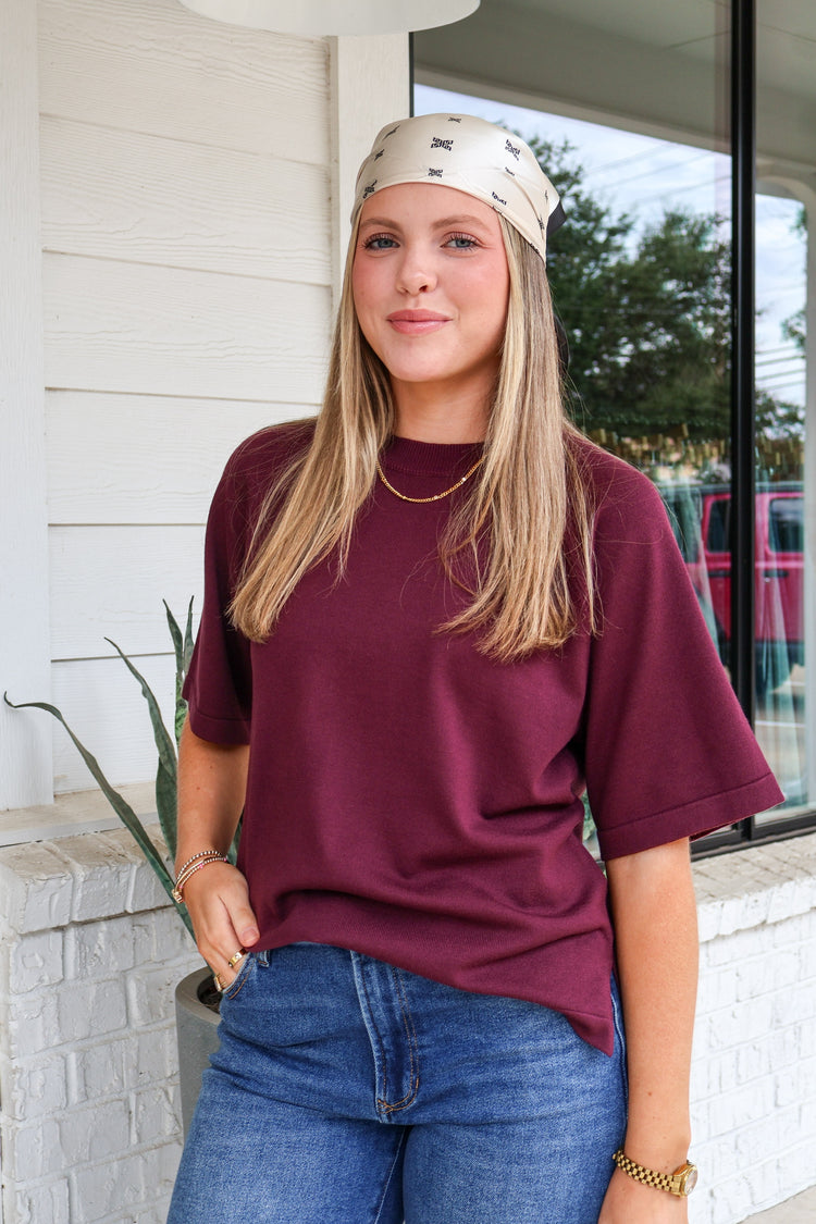 Morla SS Sweater Top