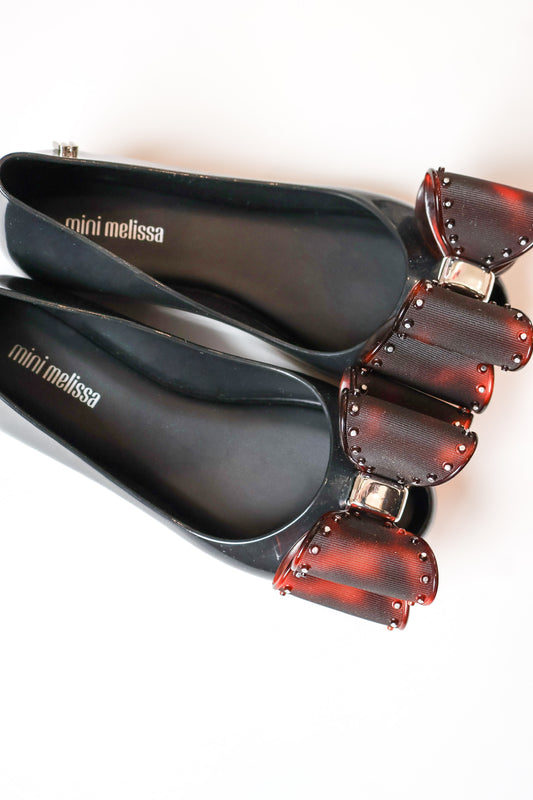 Mini Melissa Ultragirl Classic Bow Jelly Flats