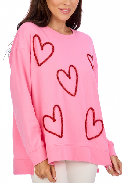 Valentine's Day Sparkle Sweatshirt